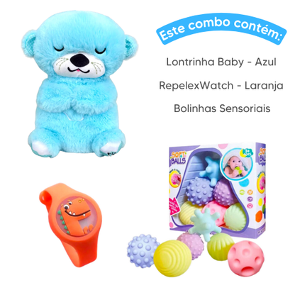 Combo Baby - Lontrinha Baby + RepelexWatch + Bolinhas Sensoriais