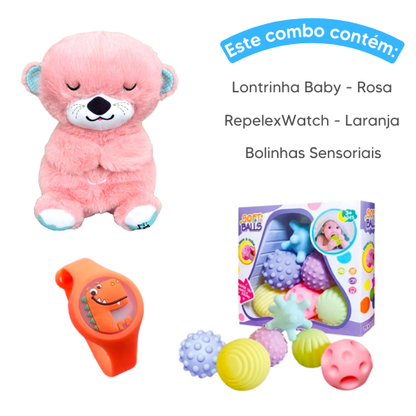 Combo Baby - Lontrinha Baby + RepelexWatch + Bolinhas Sensoriais