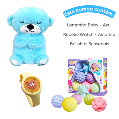 Combo Baby - Lontrinha Baby + RepelexWatch + Bolinhas Sensoriais