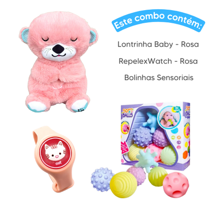 Combo Baby - Lontrinha Baby + RepelexWatch + Bolinhas Sensoriais