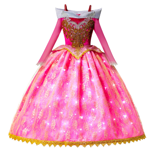 Vestido de Princesas Brilhante - Brilhando com Estilo!