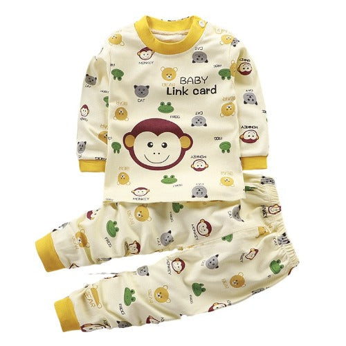 Conjunto de Pijama de Algodão - Personagens Adoráveis!