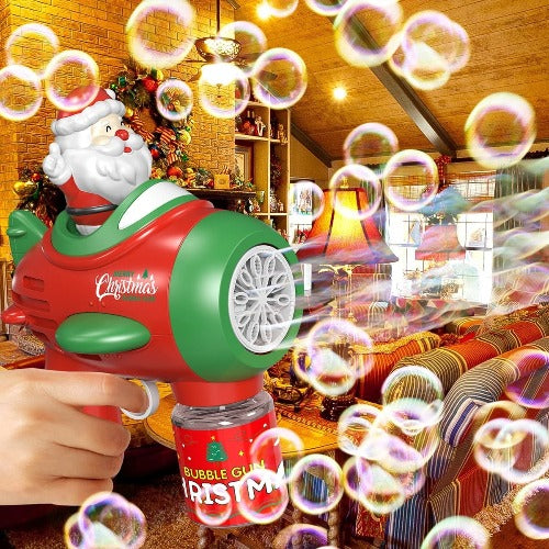 Bubble Gun de Natal - Bolhas ao Ar Livre!