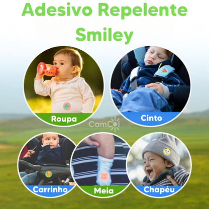 Adesivo Repelente Smiley - Segurança Garantida!