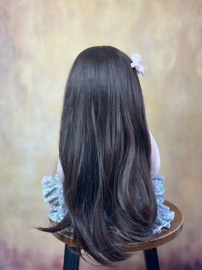 Boneca Bebê Reborn Betina Flores | Cabelo Castanho