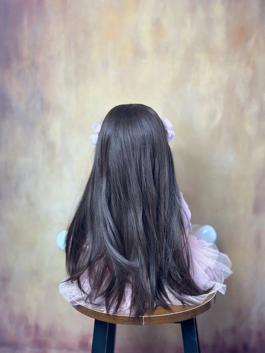 Boneca Bebê Reborn Betina Tule | Cabelo Castanho