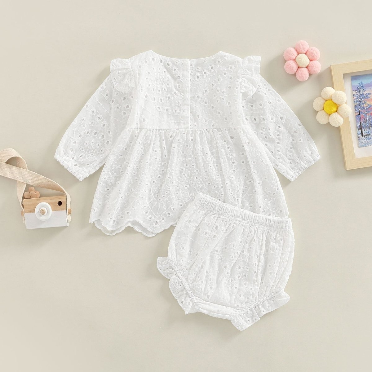 Conjunto Vestido + Shortinho | 0-24 Meses