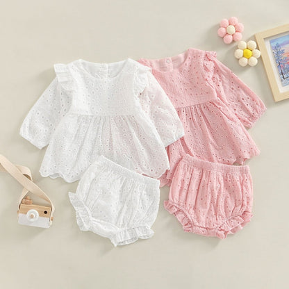 Conjunto Vestido + Shortinho | 0-24 Meses