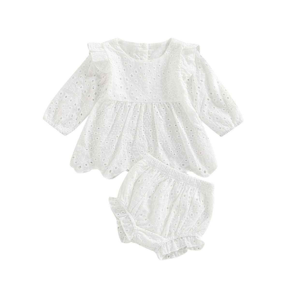 Conjunto Vestido Calcinha | 0-24 Meses - Betina Baby