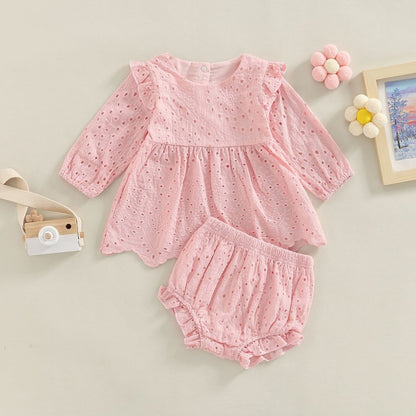 Conjunto Vestido + Shortinho | 0-24 Meses