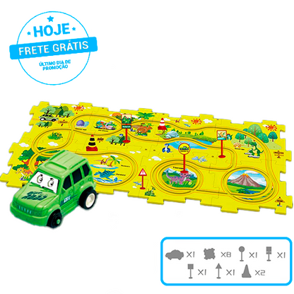 Puzzle Super Veloz - Pista Quebra Cabeça