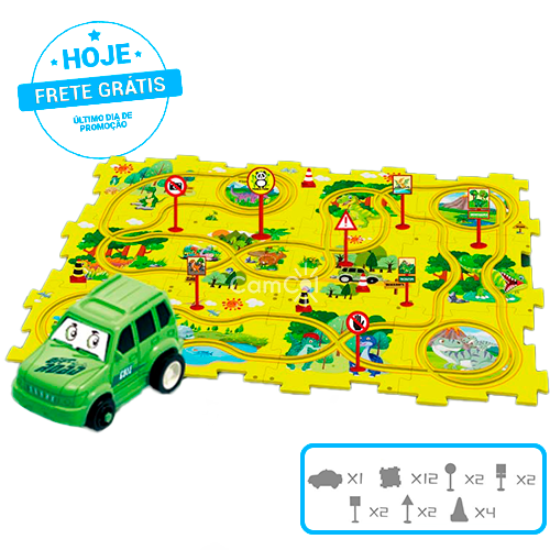 Puzzle Super Veloz - Pista Quebra Cabeça