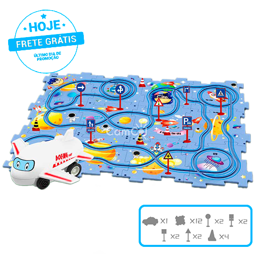 Puzzle Super Veloz - Pista Quebra Cabeça