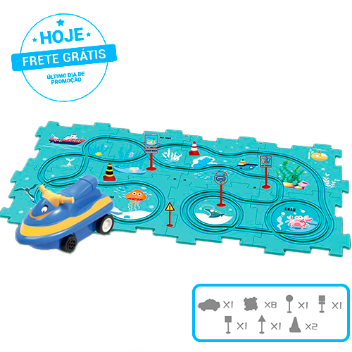 Puzzle Super Veloz - Pista Quebra Cabeça