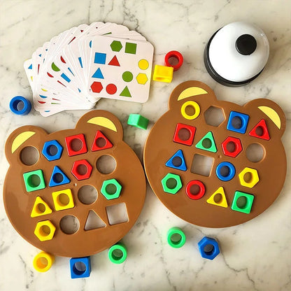 Jogo Educativo de Correspondência Geométrica Montessori