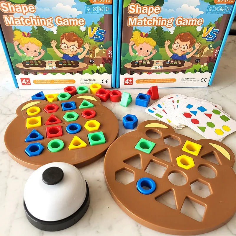 Jogo Educativo de Correspondência Geométrica Montessori