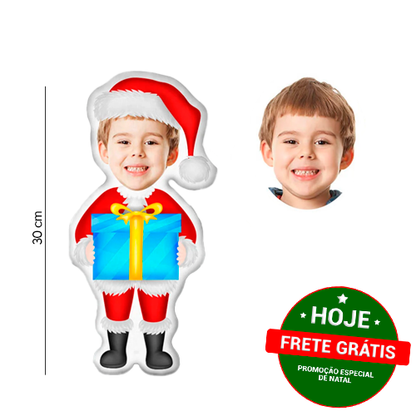 Almofada de Natal - Personalize com o rostinho do seu pequeno!