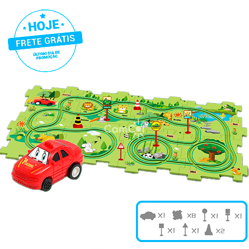 Puzzle Super Veloz - Pista Quebra Cabeça