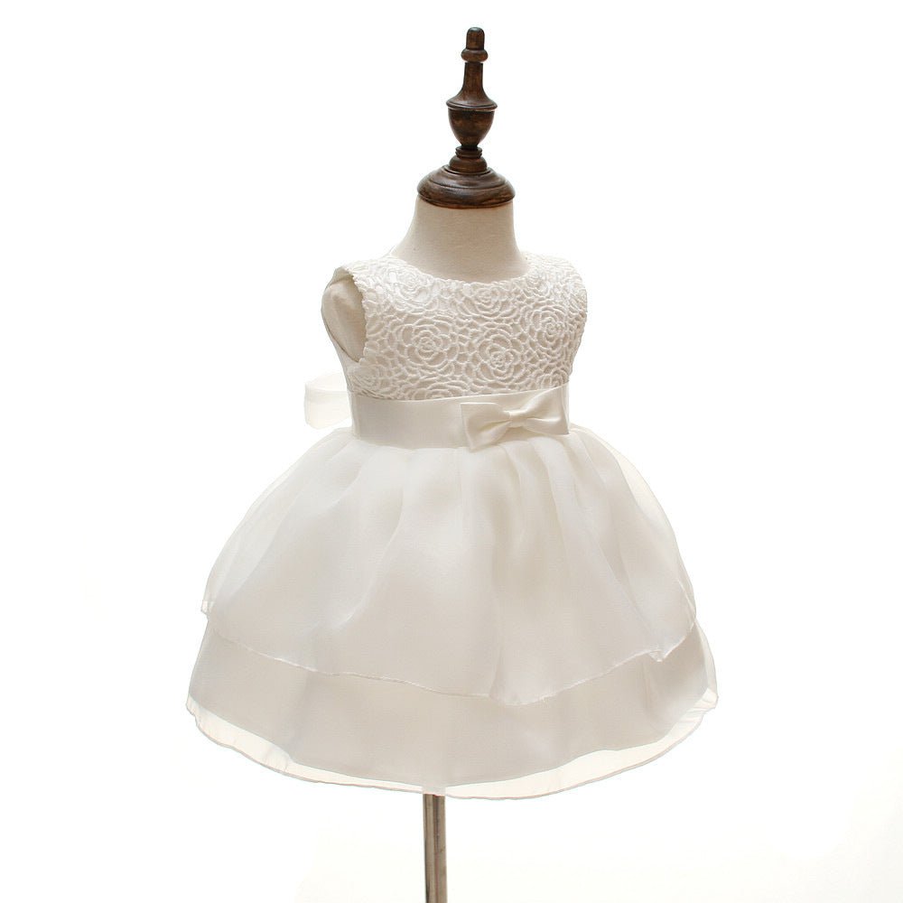 Vestido Batizado Laço | 0-24 Meses