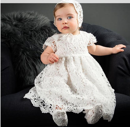 Vestido Batizado Longo | 0-24 Meses