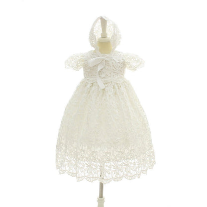 Vestido Batizado Longo | 0 - 24 Meses - Betina Baby