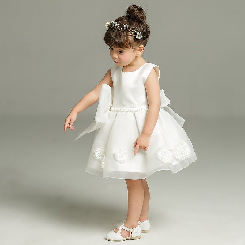 Vestido Batizado Maxi Laço | 0-24 Meses