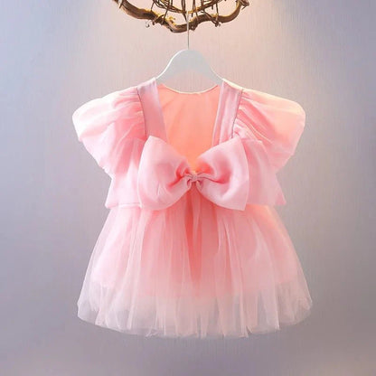 Vestido de Festa Cetim | 9M-2 Anos