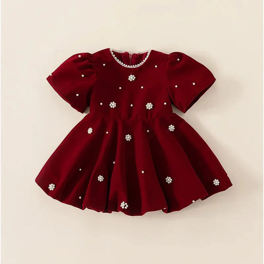 Vestido de Festa Pérolas | 24M - 4 Anos - Betina Baby