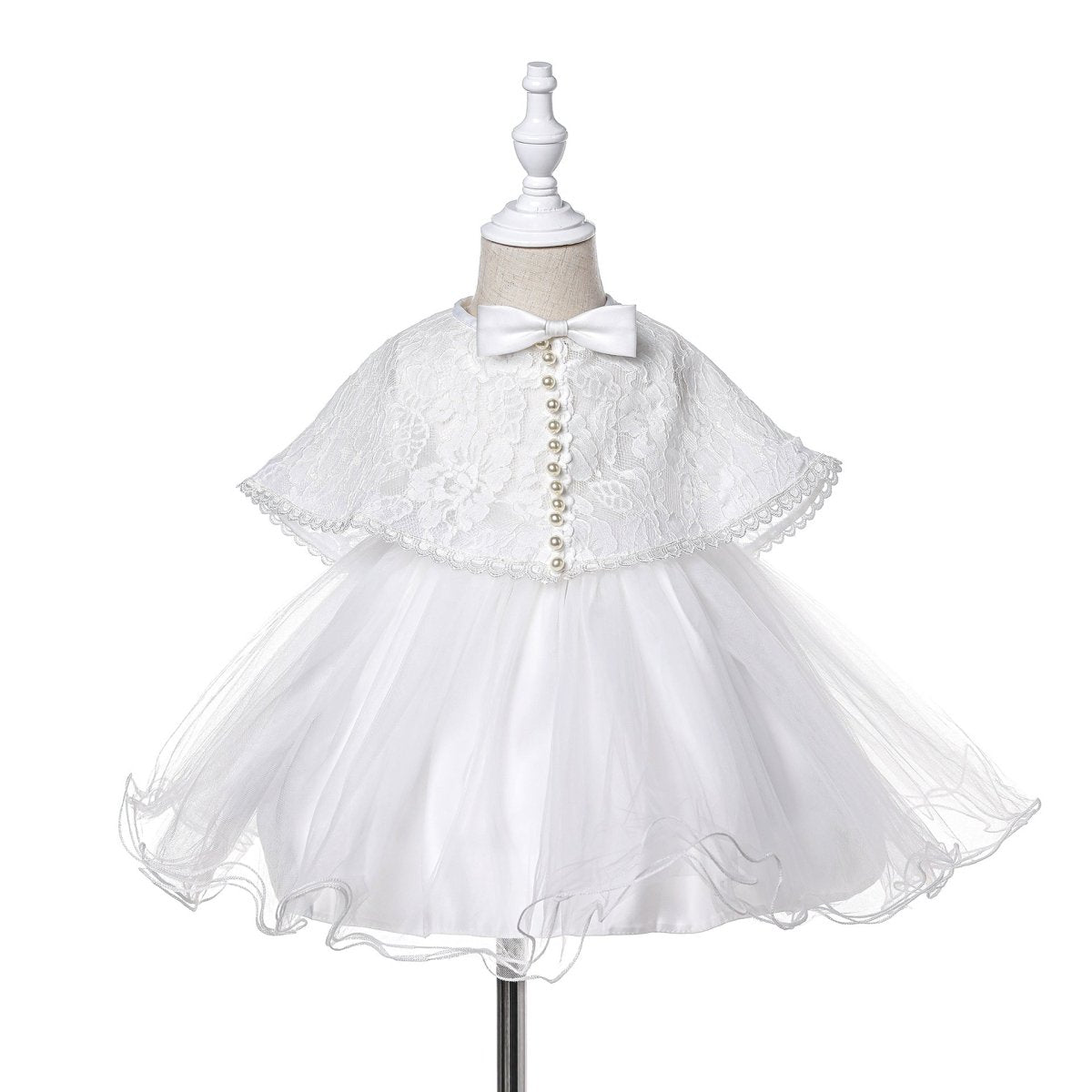 Vestido Tule Batizado | 0-24 Meses