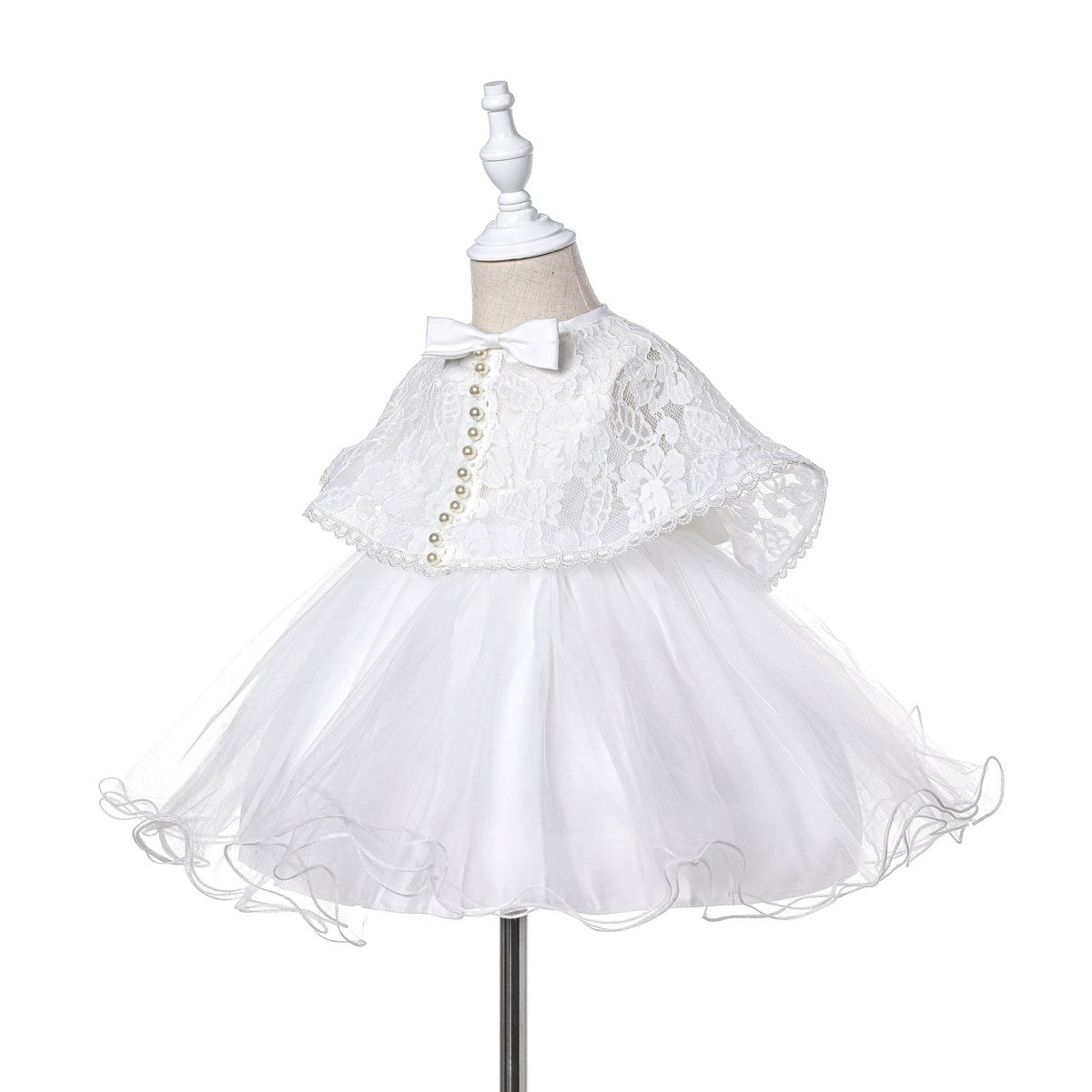 Vestido Tule Batizado | 0-24 Meses