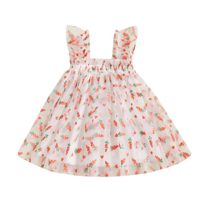 Vestido Tule Cenourinha | 6M - 3 Anos - Betina Baby