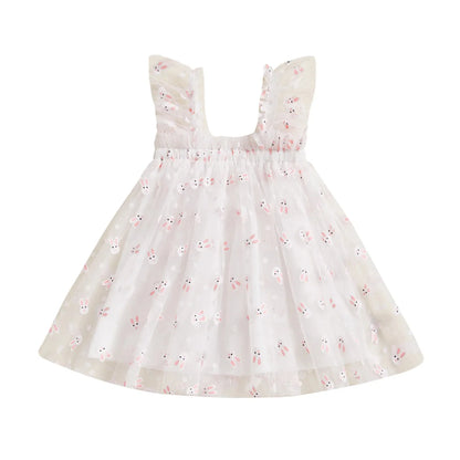 Vestido Tule Coelhinho | 6M - 3 Anos - Betina Baby