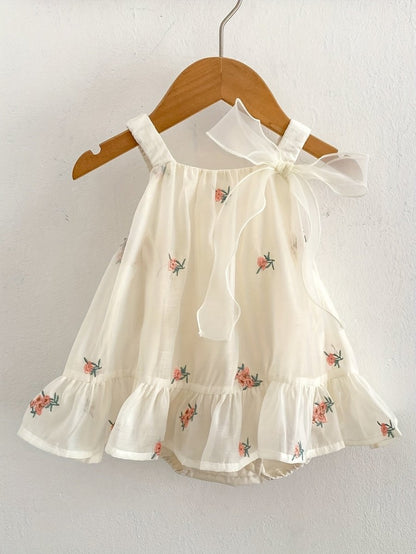 Vestido Tule Flores | 0-18 Meses