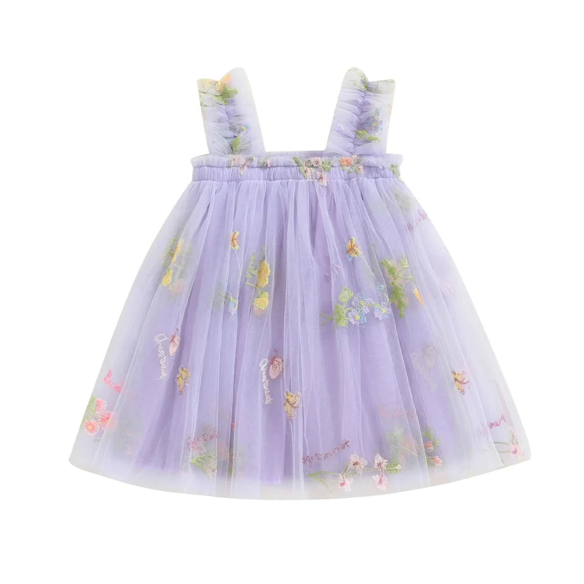 Vestido Tule Jardim Encantado | 0 - 24 Meses - Betina Baby