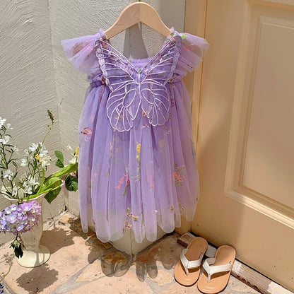 Vestido Tule Jardim Encantado Asinha | 0-24 Meses