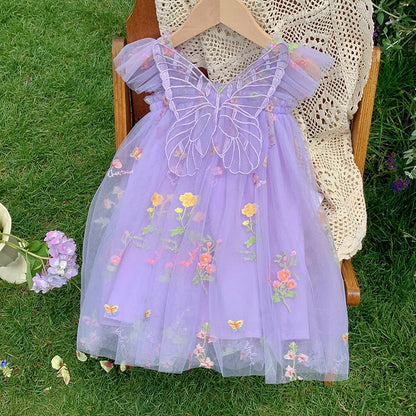 Vestido Tule Jardim Encantado Asinha | 0-24 Meses