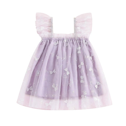 Vestido Tule Lacinhos | 6M - 4 Anos - Betina Baby