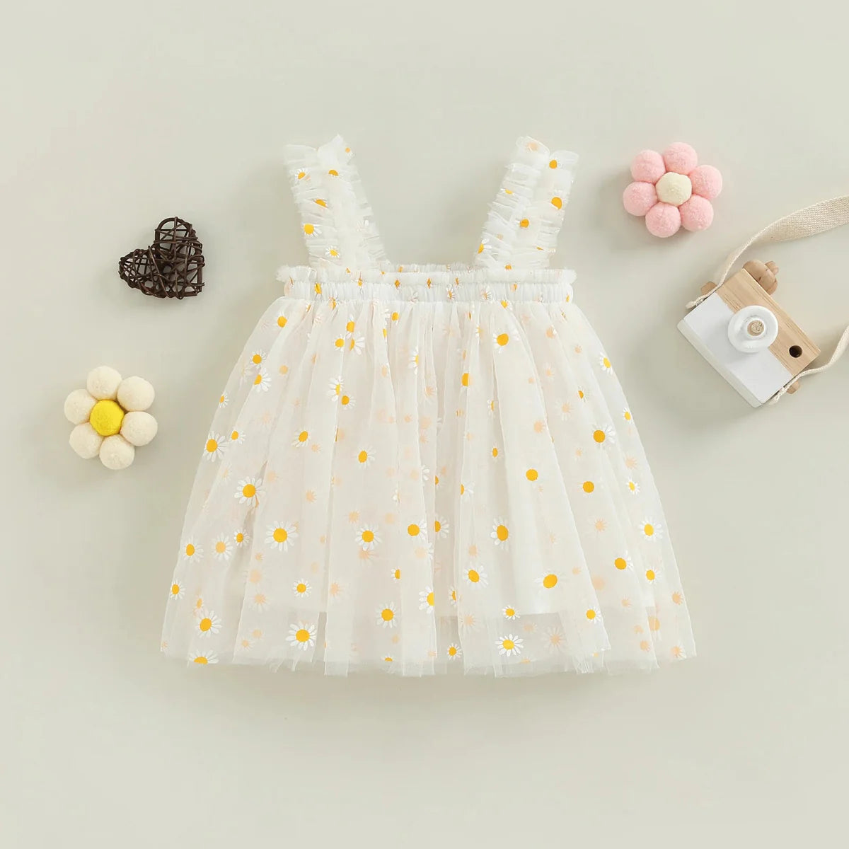 Vestido Tule Margarida Alcinha | 6M-24 Meses